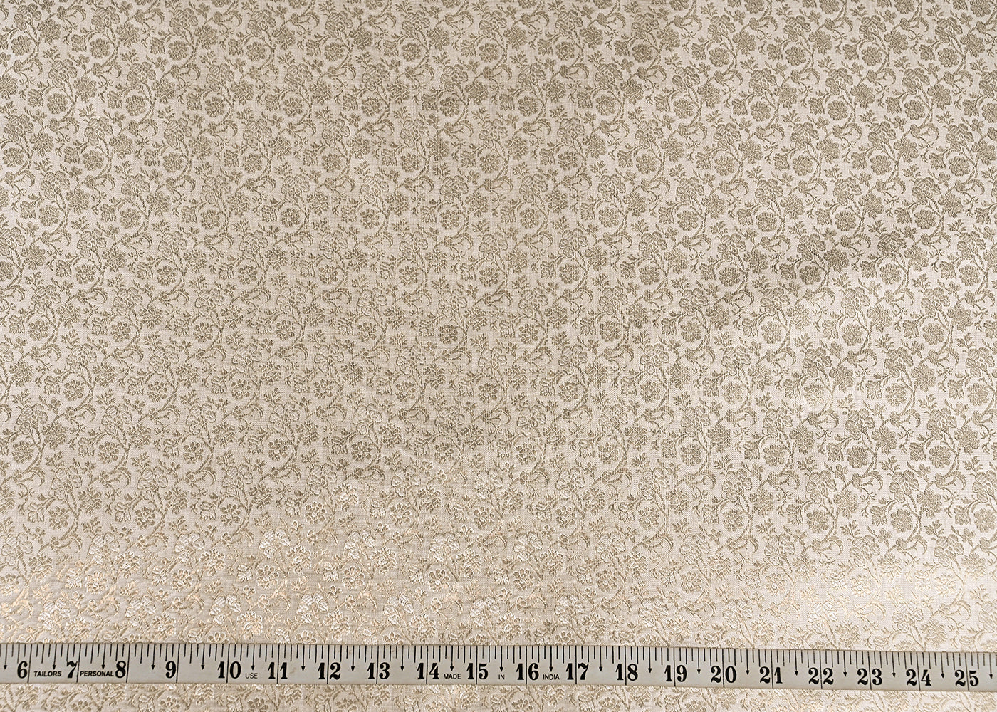 White-Banarasi-Brocade-Fabric-With-All-Over-Silver-And-Golden-Zari-Handloom-22931-measurement-view