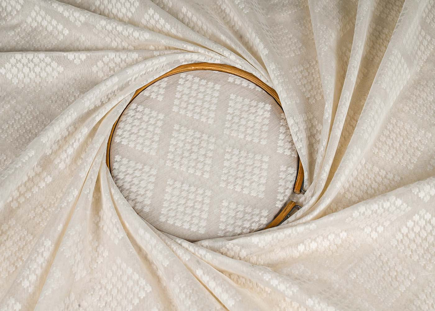 Off-White-Dyeable-Chanderi-Fabric-With-All-Over-Self-Work-22938-measurement-view