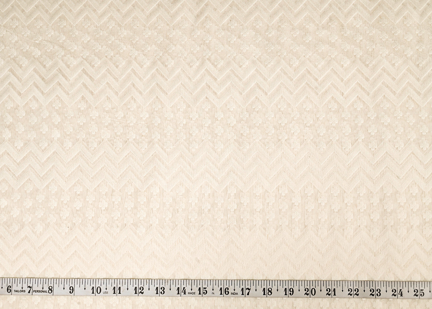 Off-White-Dyeable-Chanderi-Fabric-With-All-Over-Self-Work-22975-measurement-view
