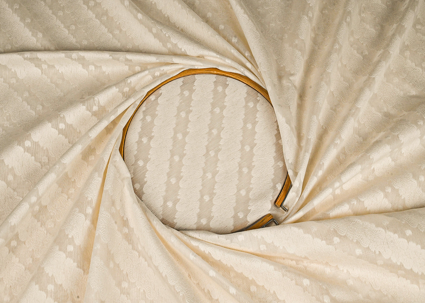 Off-White-Dyeable-Chanderi-Fabric-With-All-Over-Self-Work-22983-close-view