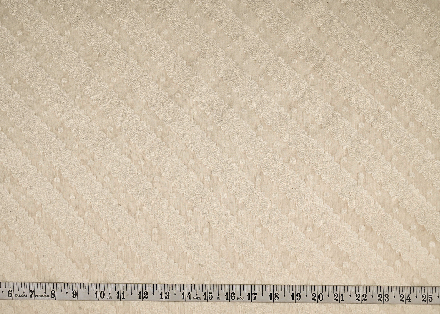 Off-White-Dyeable-Chanderi-Fabric-With-All-Over-Self-Work-22983-measurement-view