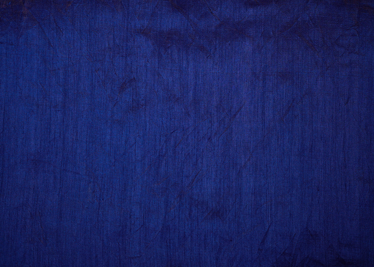 Navy Blue Colored Diamond Silk Fabric 22989(102)