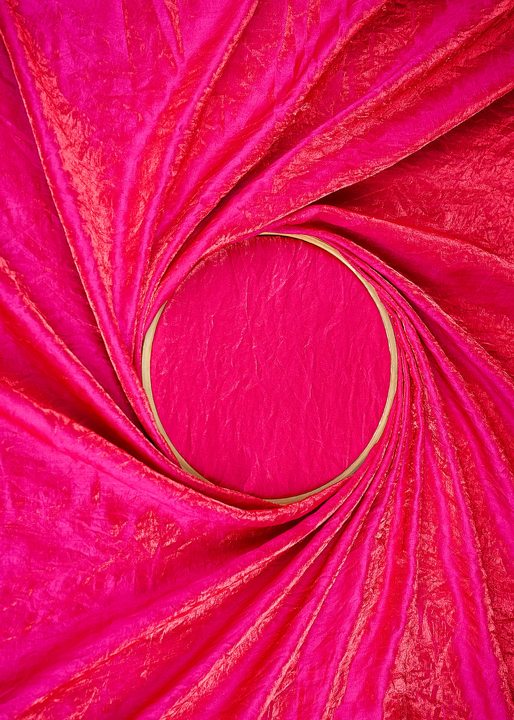 Magenta Colored Diamond Silk Fabric 22989(104)