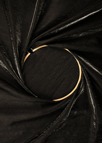 Black Colored Diamond Silk Fabric 22989(105)