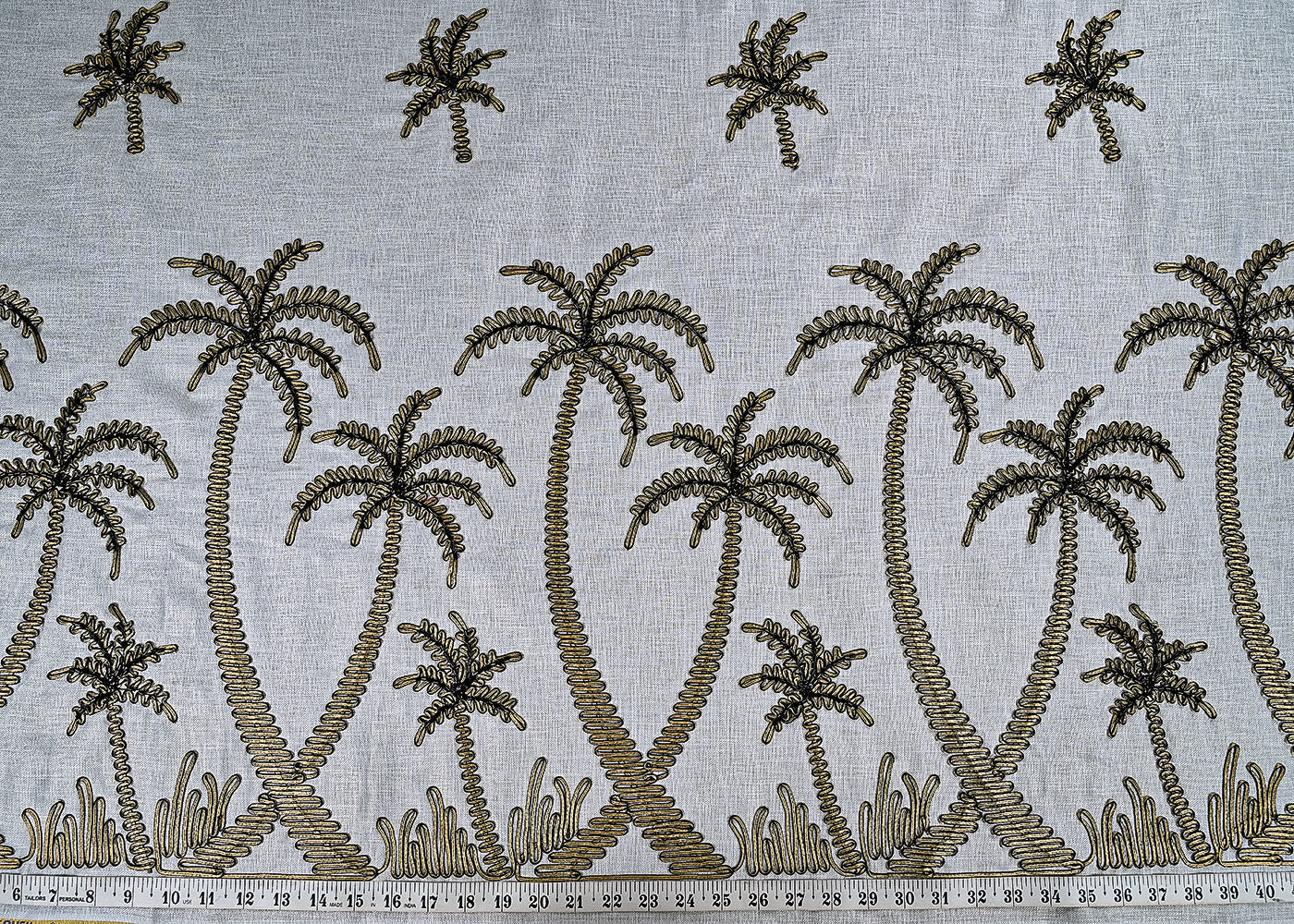 Grey-Cotton-Linen-Fabric-With-All-Over-Ribbon-Work-With-One-Side-Border-23002-measurement-view
