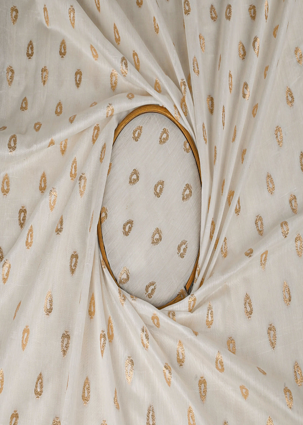 White-Dyeable-Chanderi-Fabric-With-All-Over-Zari-Handloom-23033-close-view