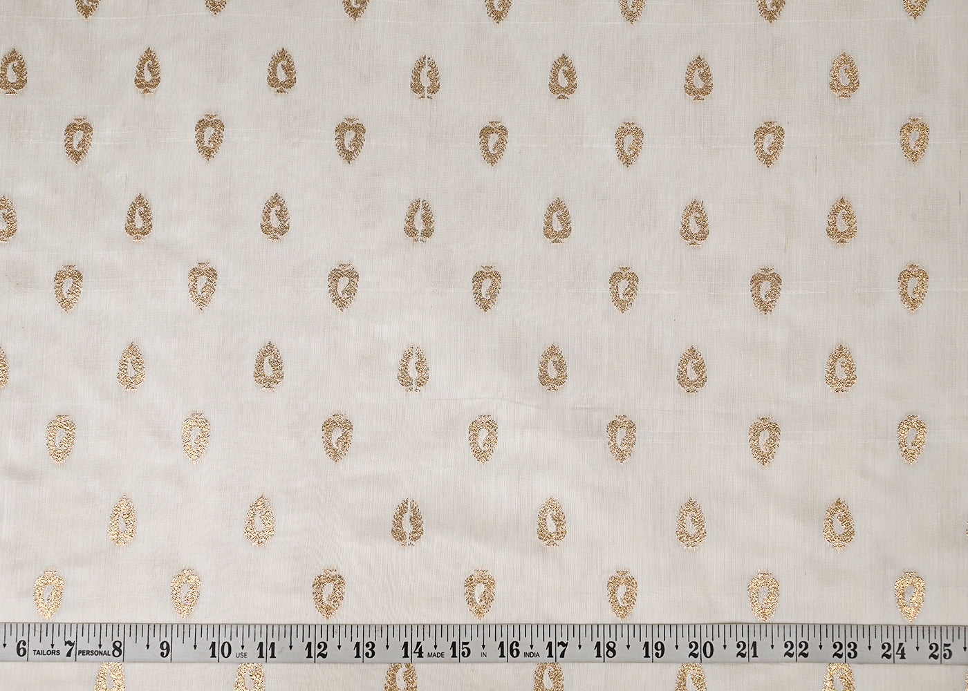 White-Dyeable-Chanderi-Fabric-With-All-Over-Zari-Handloom-23033-measurement-view