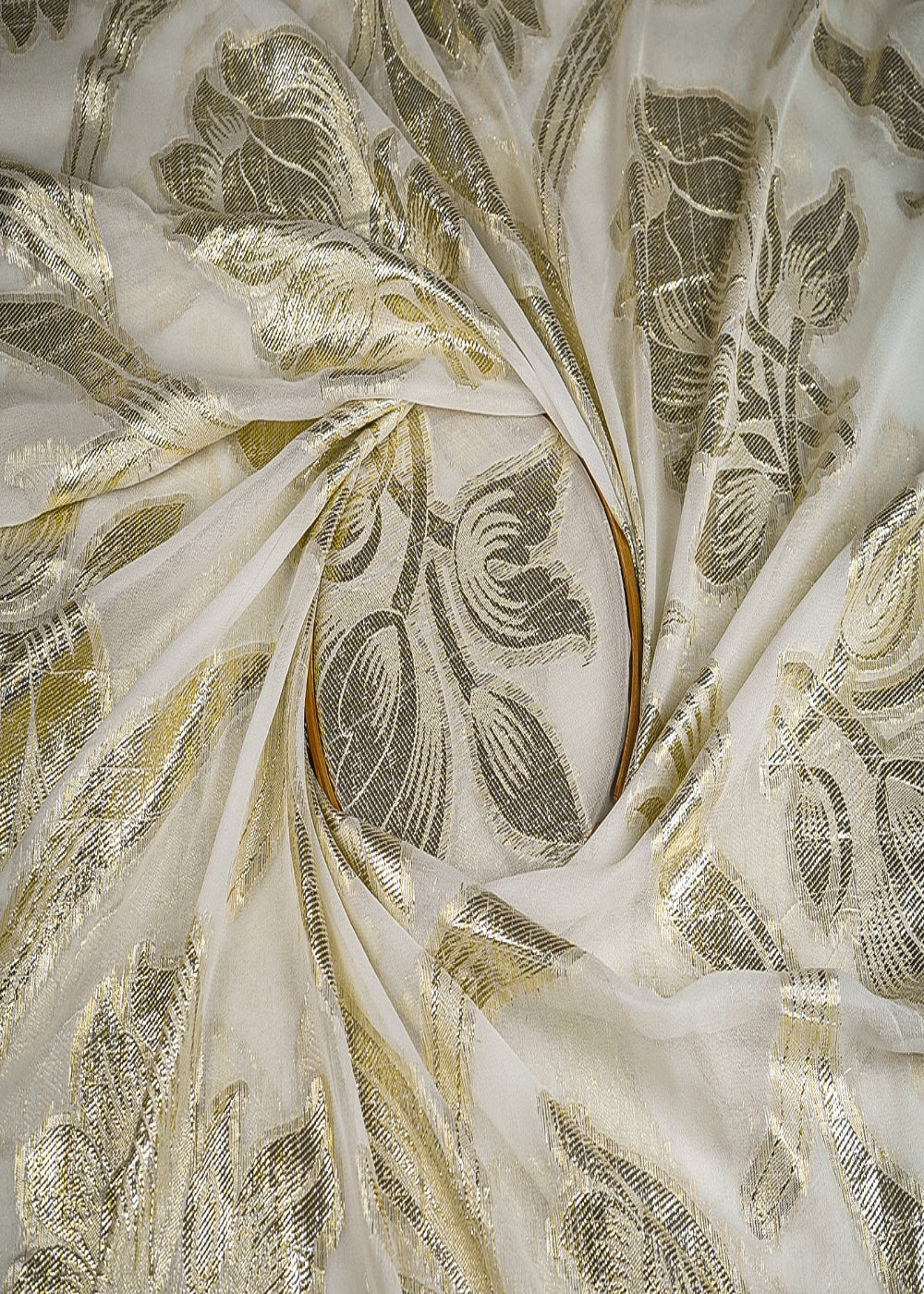 white-dyeable-georgette-fabric-with-all-over-foil-work-23034-close-view