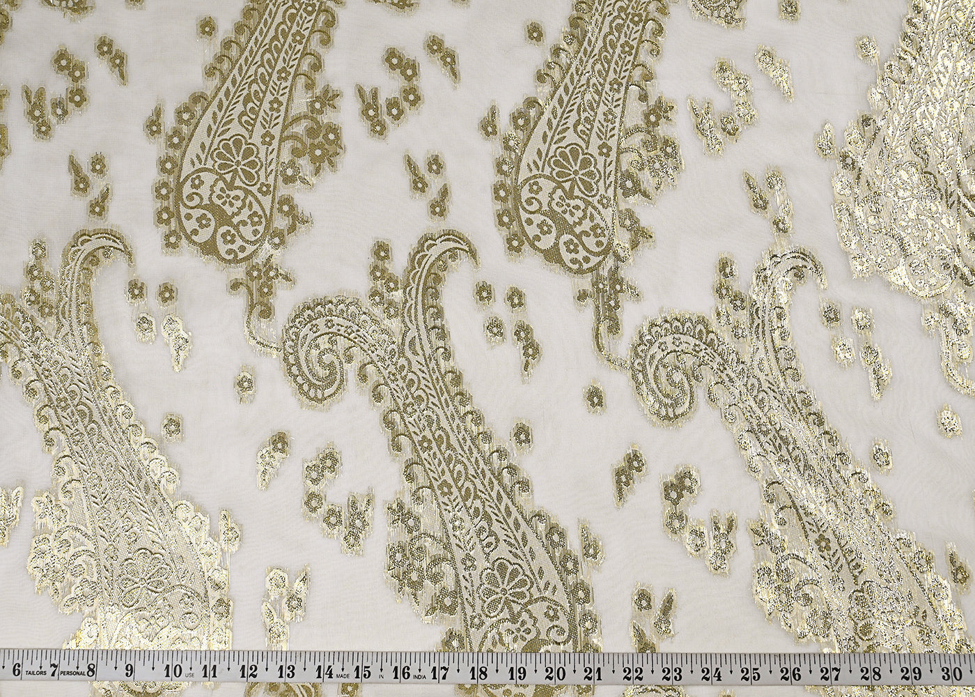 White-Dyeable-Georgette-Fabric-With-All-Over-Golden-Foil-Work-23043-measurement-view