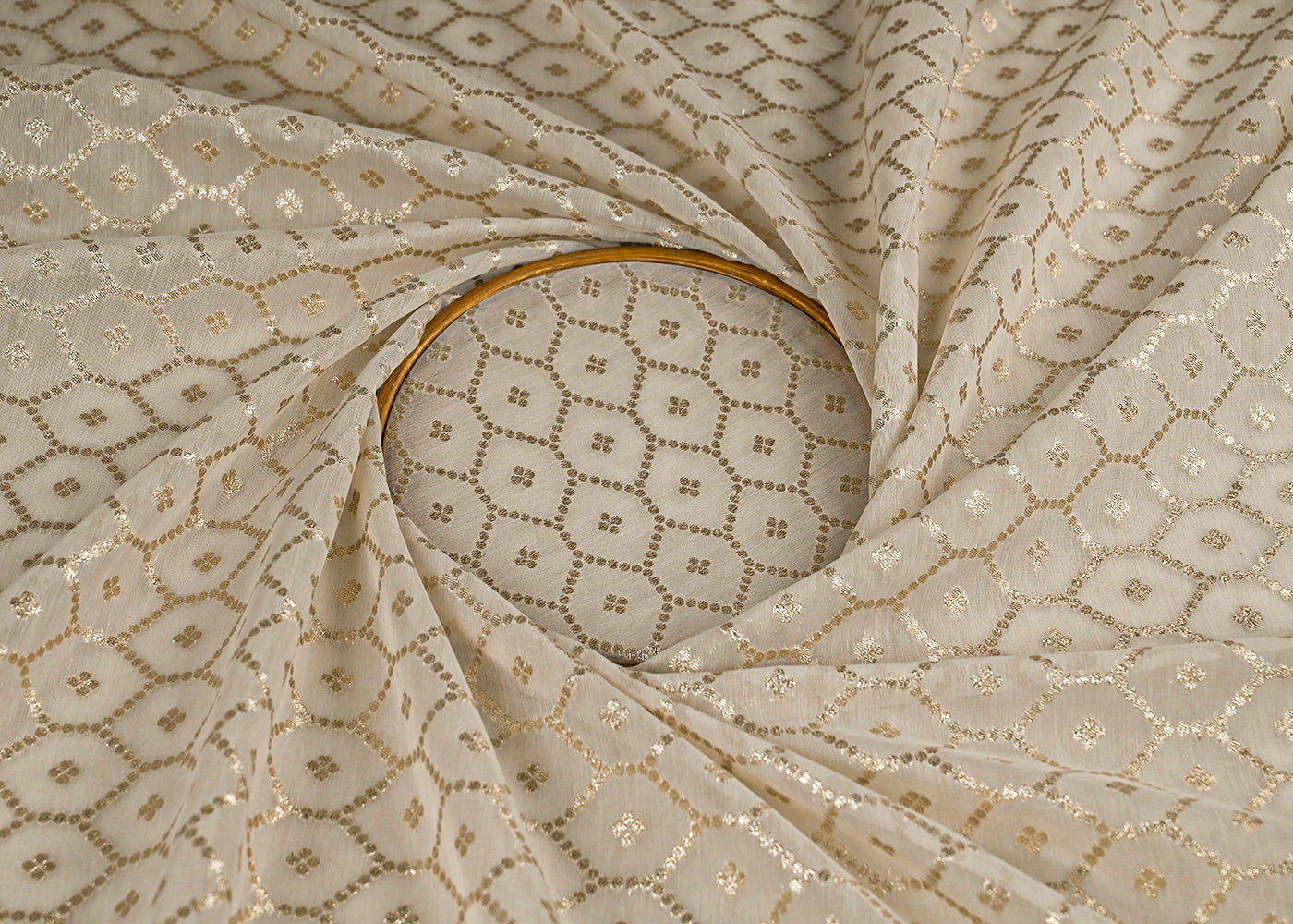 White-Dyeable-Chanderi-Fabric-With-All-Over-Zari-Handloom-23074-close-view