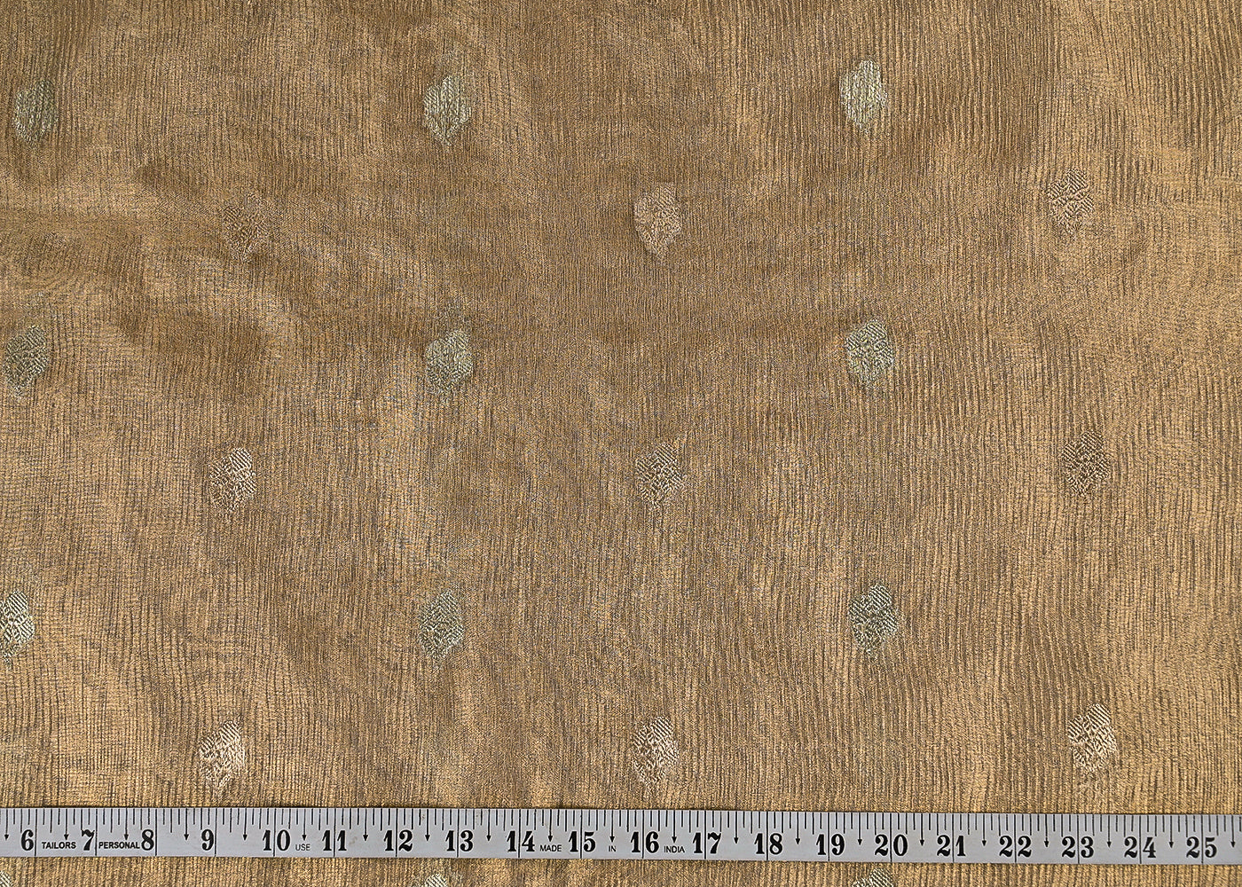 Golden-Tissue-Fabric-With-All-Over-Zari-Handloom-23093-measurement-view