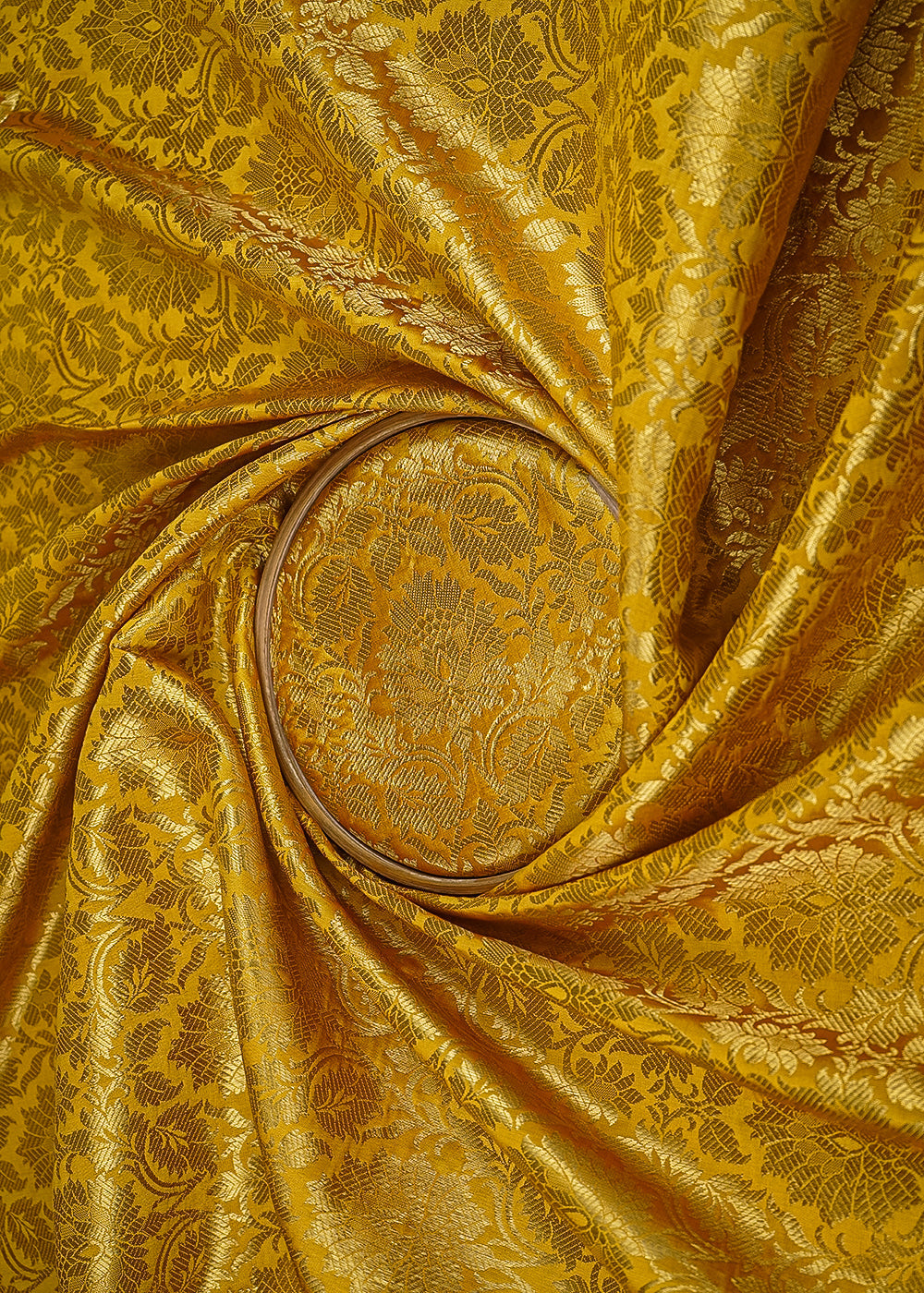 mustard-banarasi-brocade-fabric-with-all-over-zari-handloom-23143-close-view