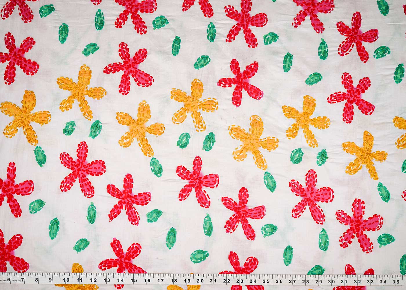 white-cotton-fabric-with-all-over-print-and-threadwork-23150-measurement-view