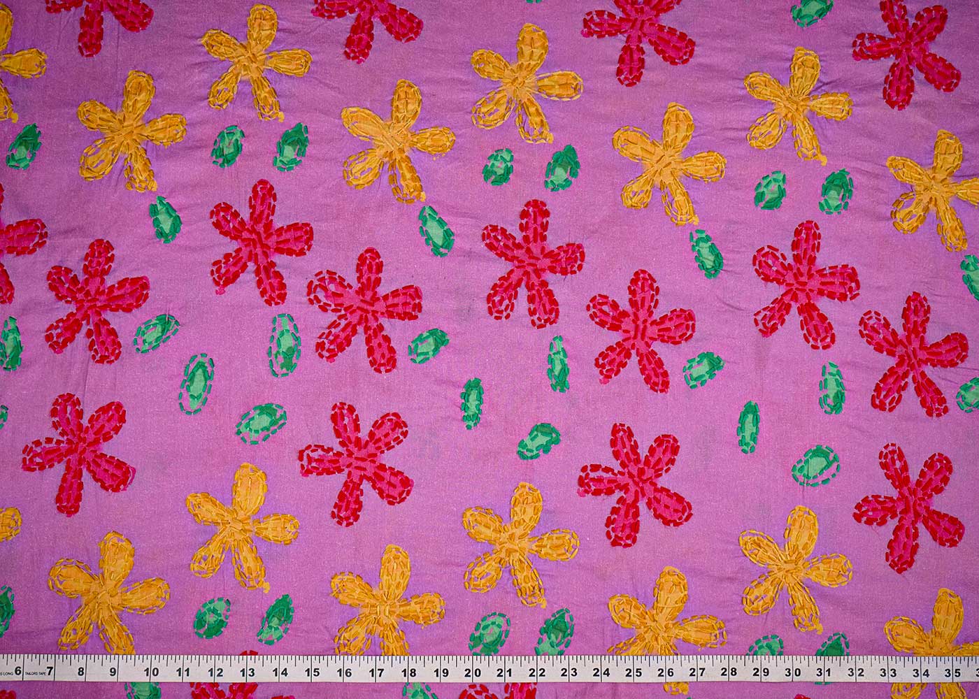 lavender-cotton-fabric-with-all-over-print-and-threadwork-23151-measureement-view