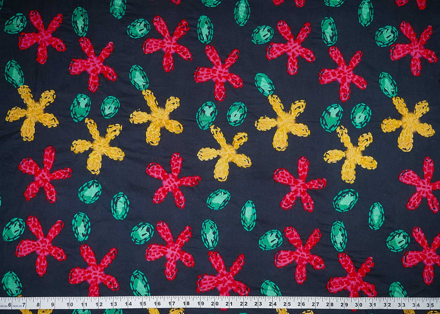 black-cotton-fabric-with-all-over-print-and-threadwork-23152-measurement-view