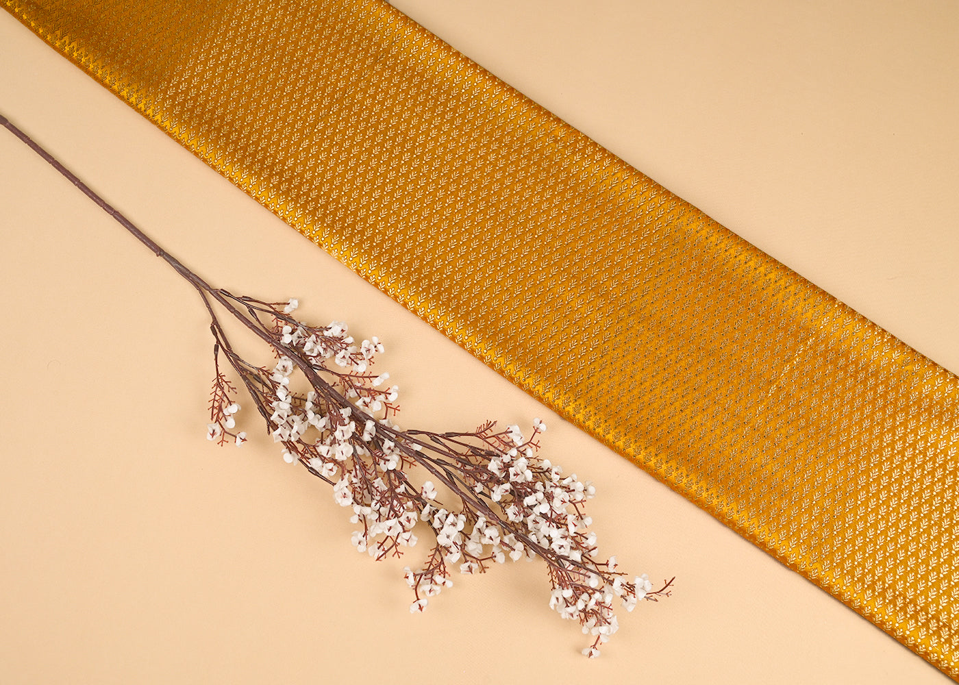 mustard-banarasi-brocade-fabric-with-all-over-golden-zari-handloom-23167