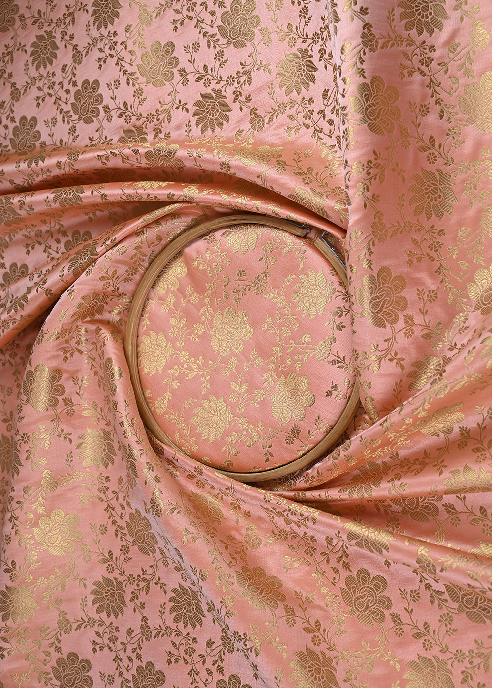 gajri-pink-banarasi-brocade-fabric-with-all-over-golden-zari-handloom-23183-close-view