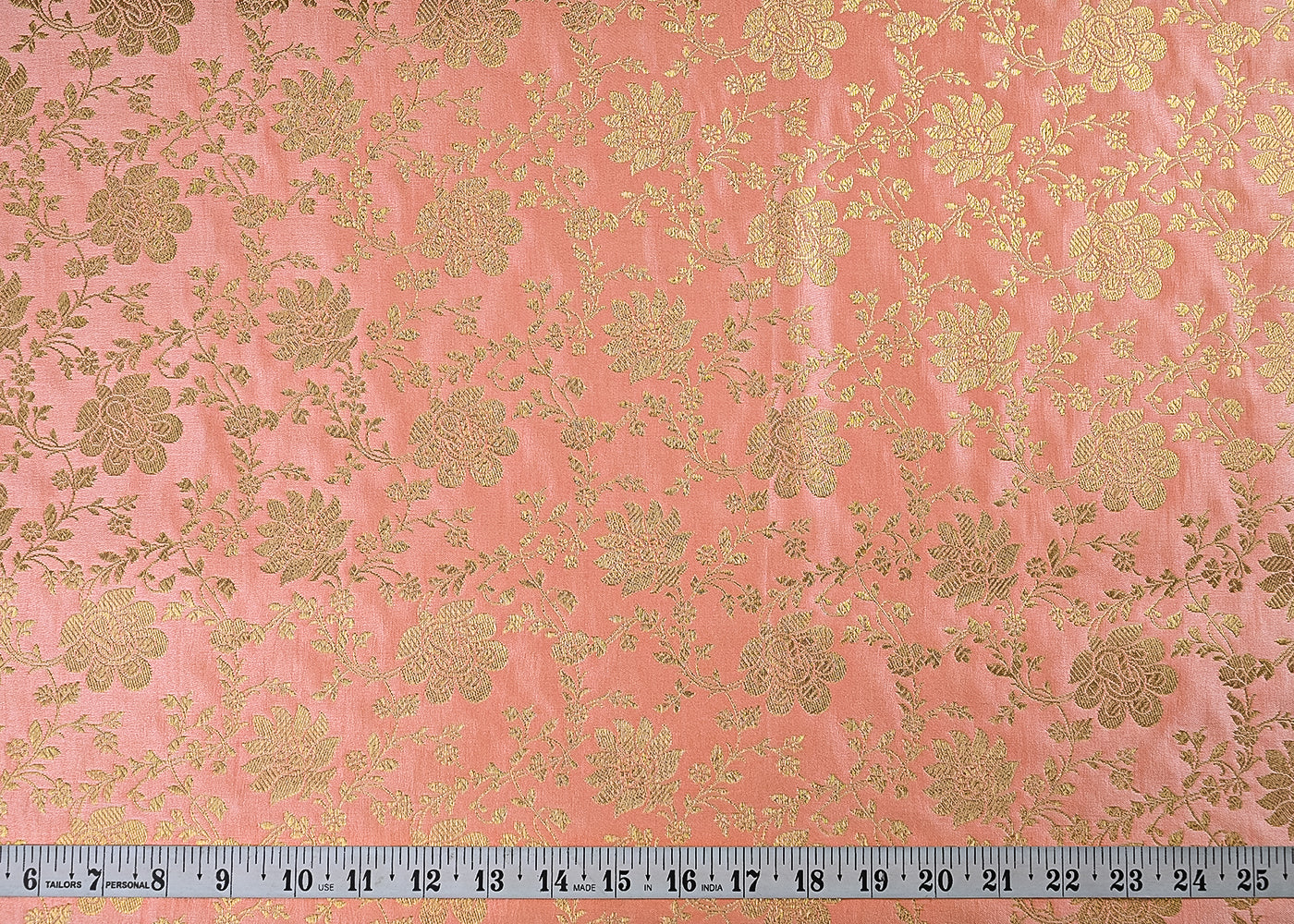 gajri-pink-banarasi-brocade-fabric-with-all-over-golden-zari-handloom-23183-measurement-view
