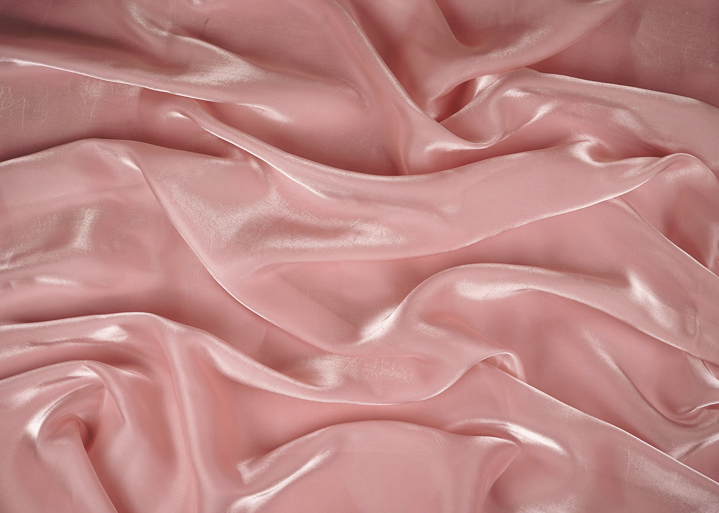 Light Pink Colored Organza Satin Fabric 23212(101)