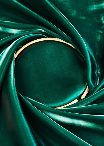 Teal Green Colored Organza Satin Fabric 23212(104)