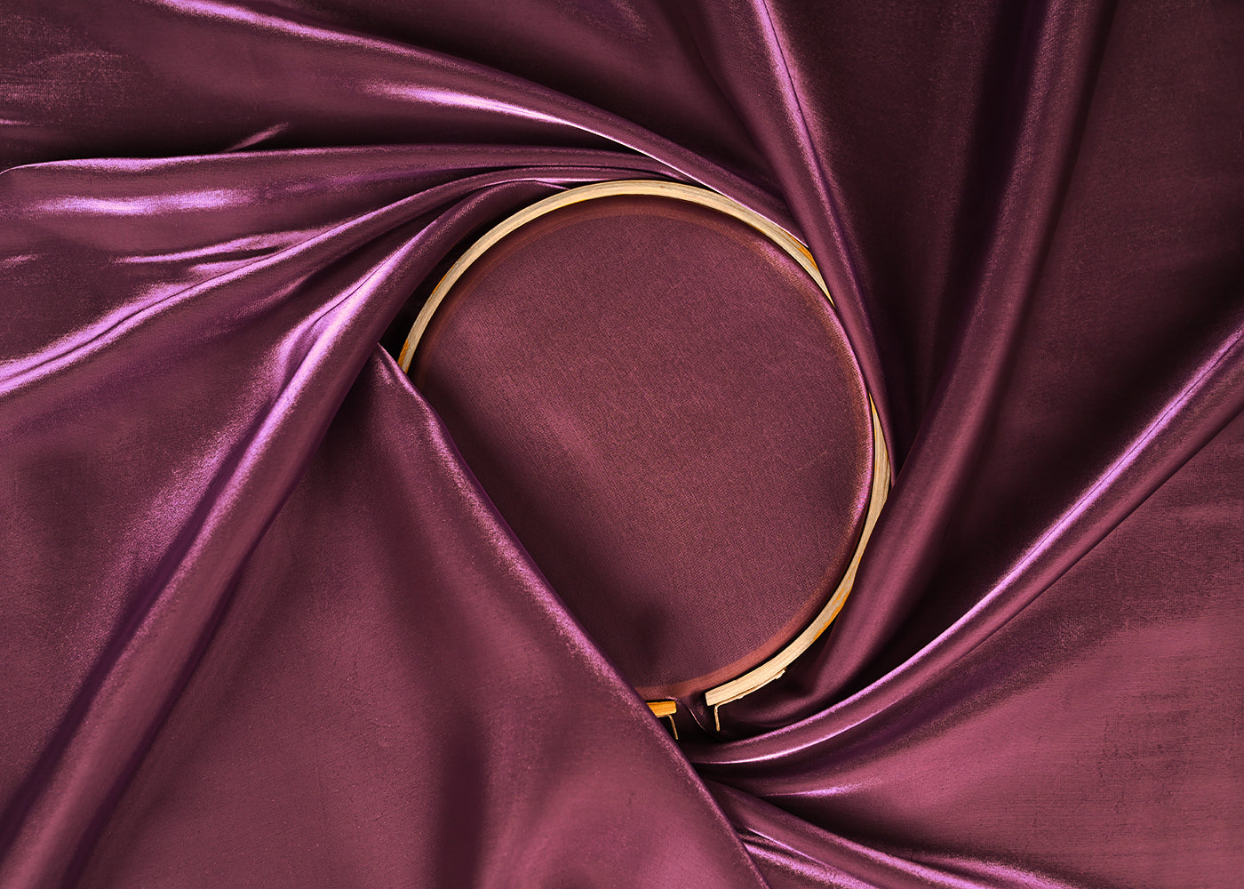 Light Purple Colored Organza Satin Fabric 23212(118)