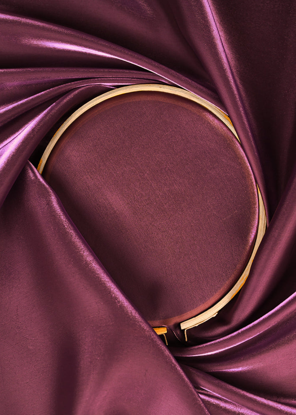 Light Purple Colored Organza Satin Fabric 23212(118)