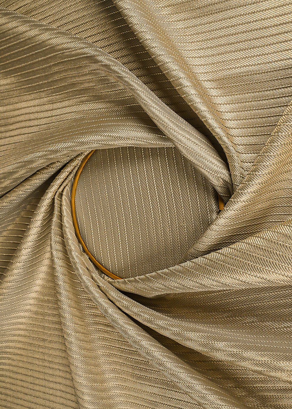 Grey-Banarasi-Silk-Fabric-With-All-Over-Golden-Zari-Handloom-23220-close-view