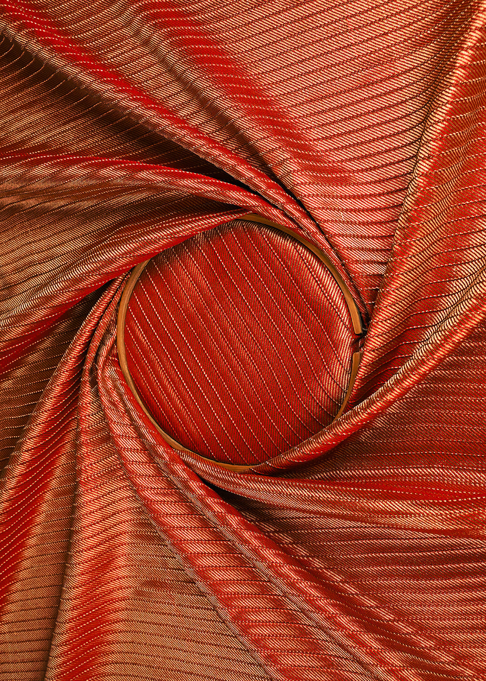Maroon-Banarasi-Silk-Fabric-With-All-Over-Golden-Zari-Handloom-23221-close-view