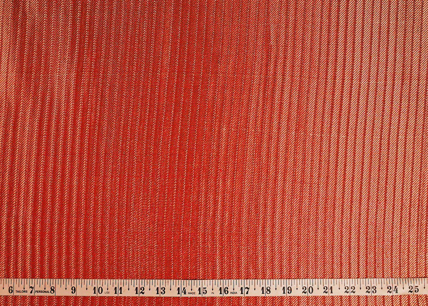 Maroon Banarasi Silk Fabric With All Over Golden Zari Handloom 23221