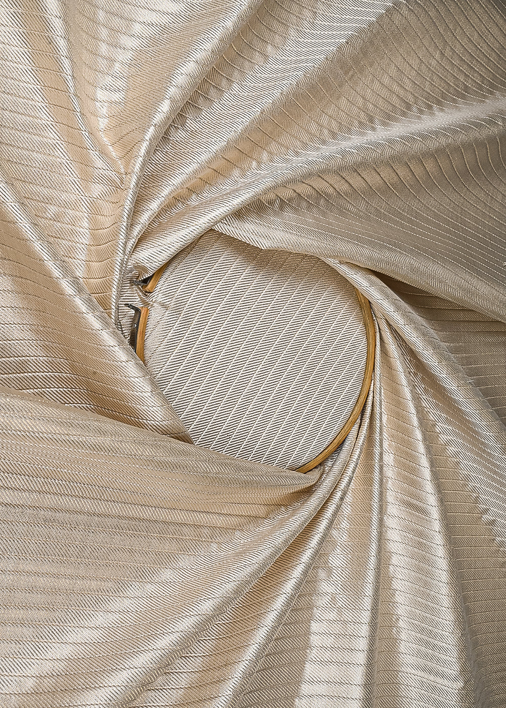 White-Banarasi-Silk-Fabric-With-All-Over-Golden-Zari-Handloom-23228-close-view