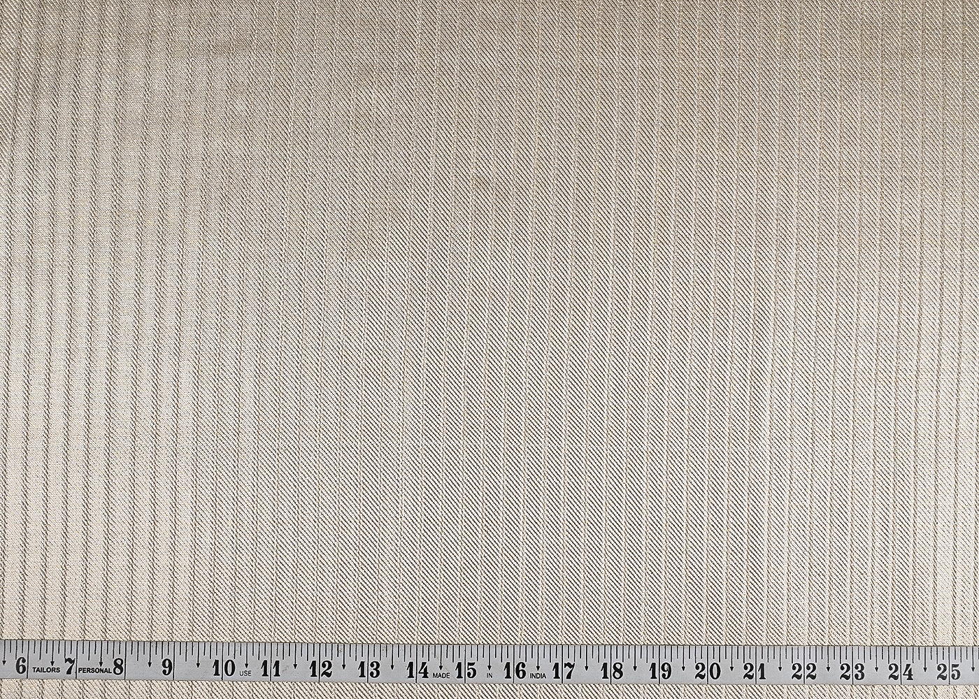 White Banarasi Silk Fabric With All Over Golden Zari Handloom 23228