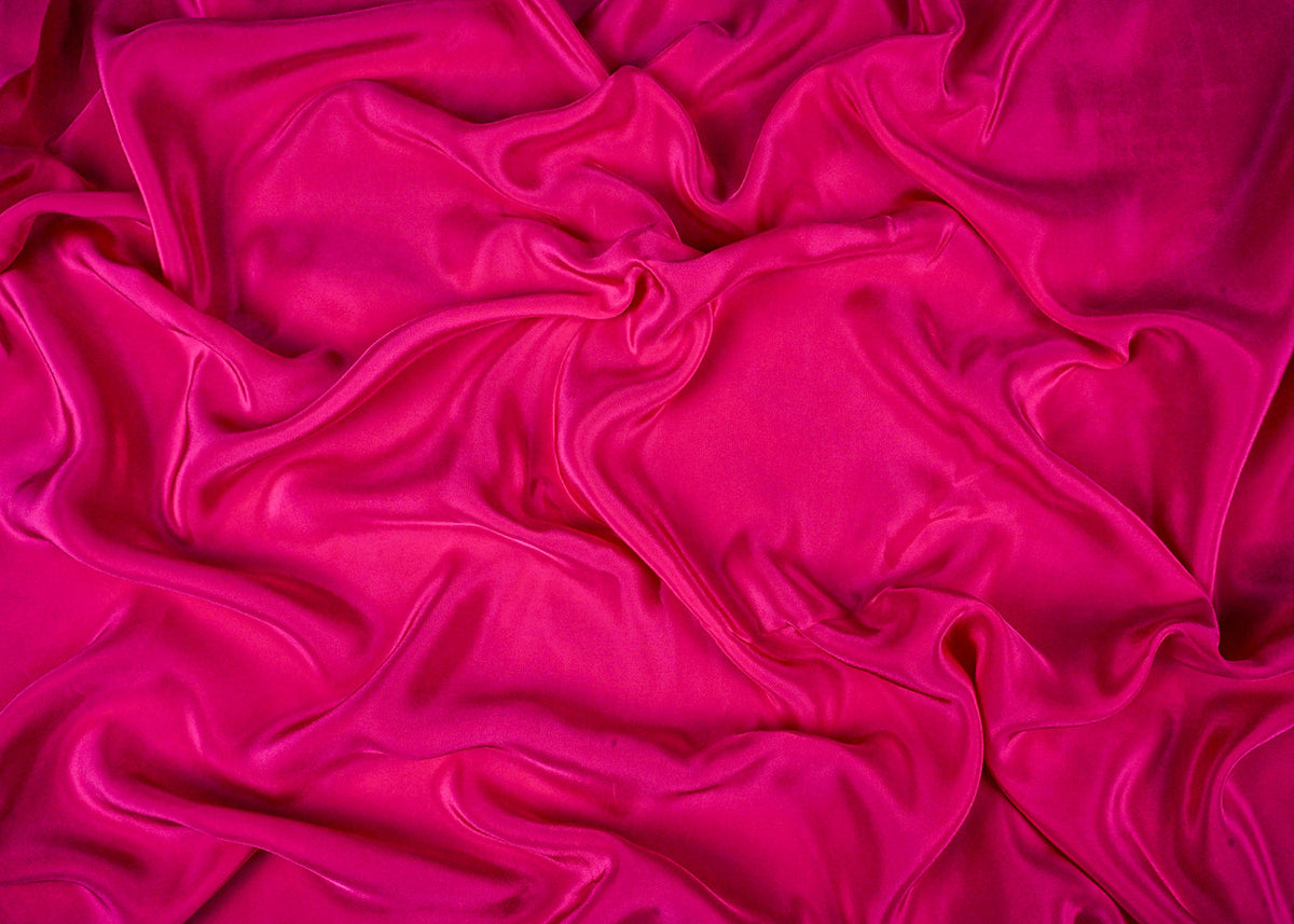 Pink Colored Crepe Fabric 23244(10)