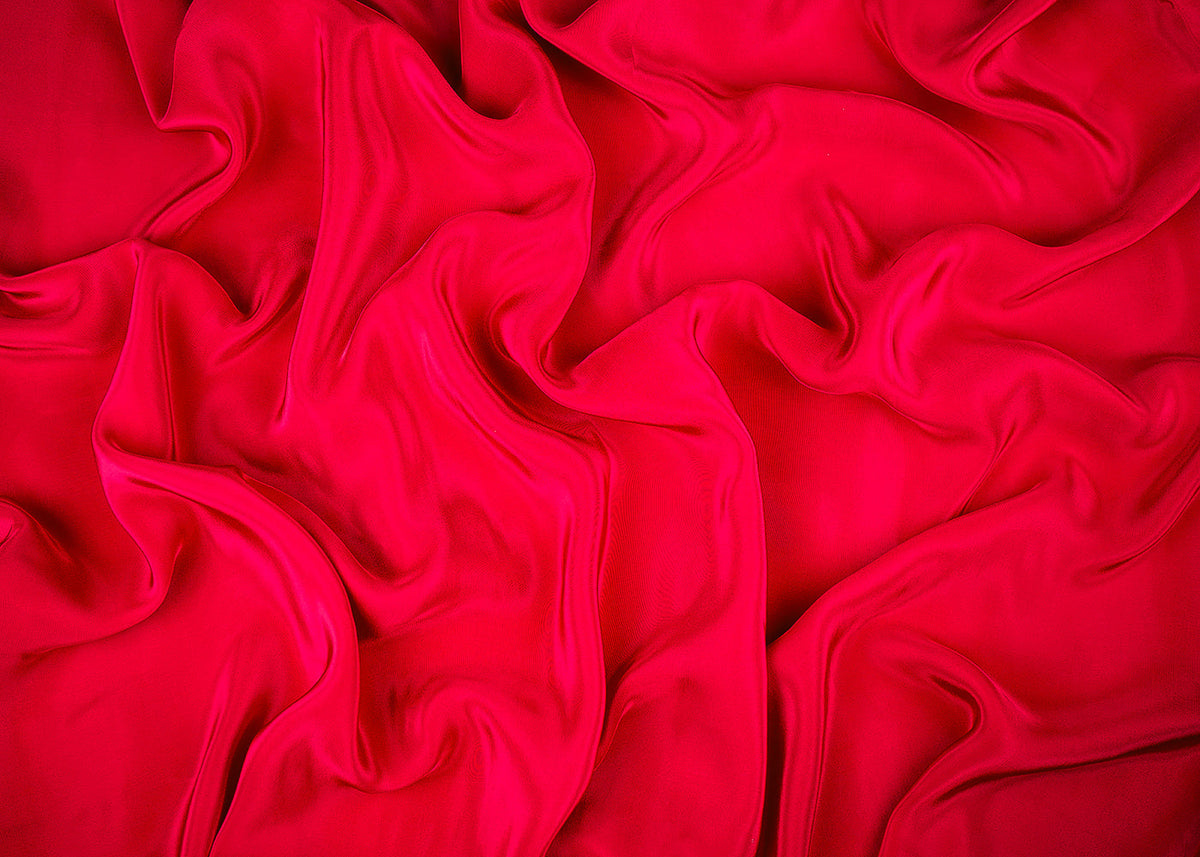Barbie Pink Colored Crepe Fabric 23244(11)