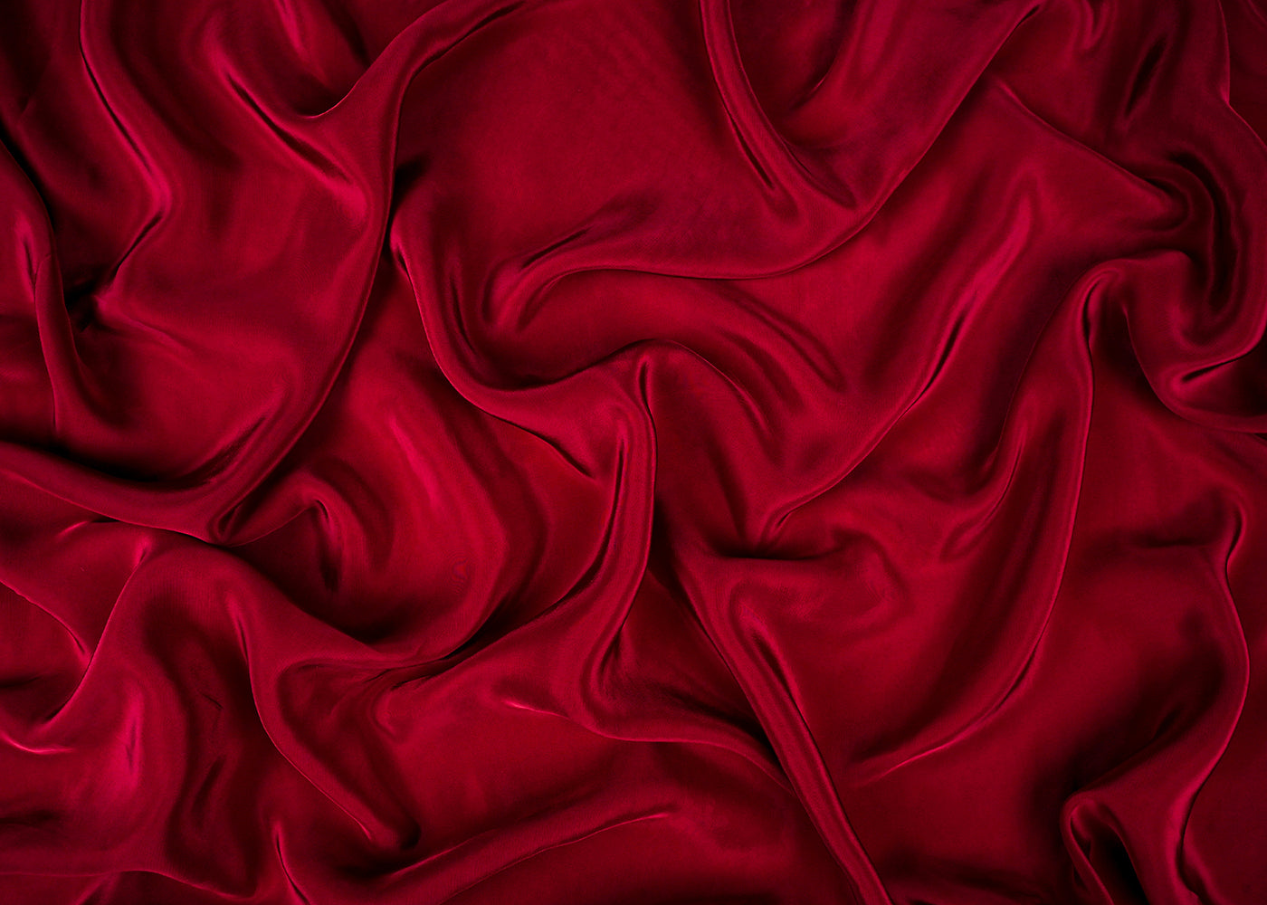 Deep Maroon Colored Crepe Fabric 23244(21)