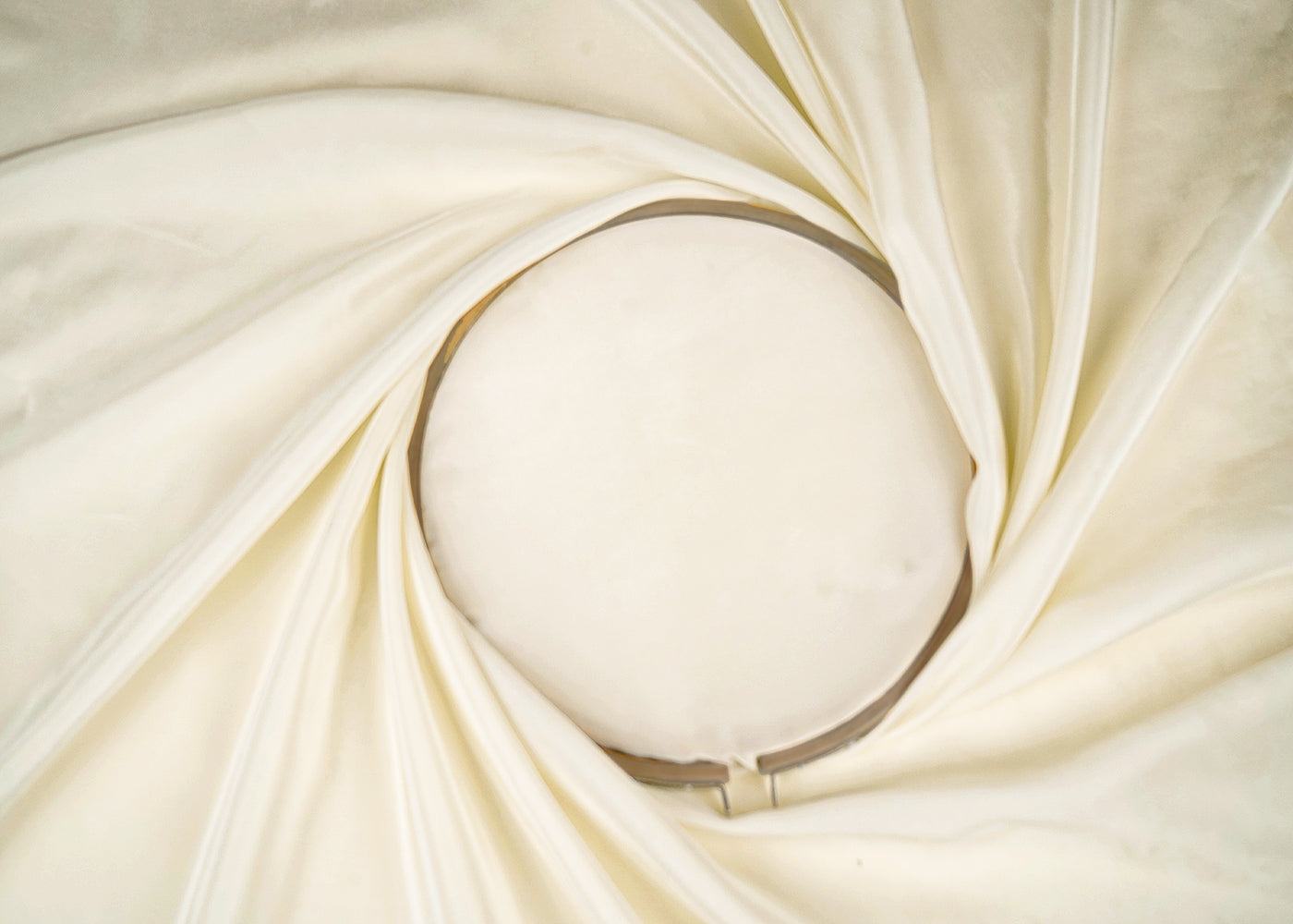 Ivory White Colored Crepe Fabric 23244(9)