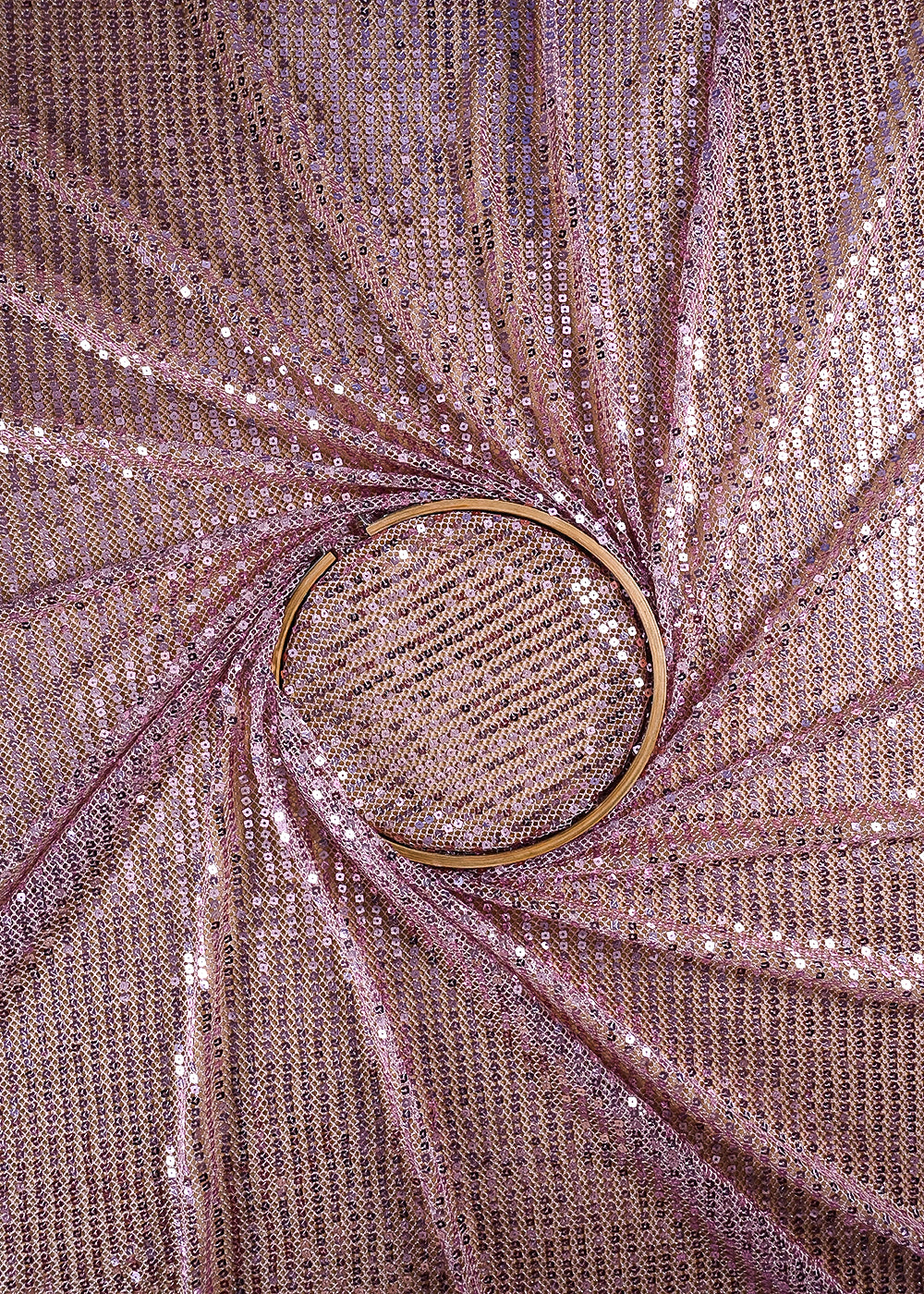 Baby Pink Exclusive Fabric With All Over Sequins Work 23619