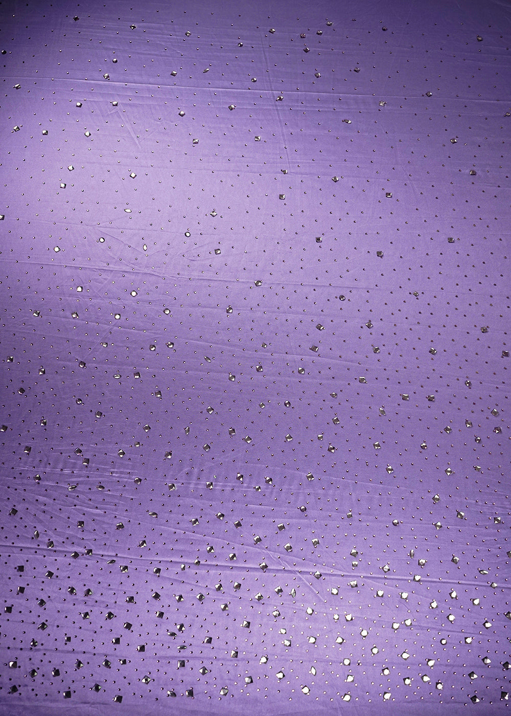 Lavender Imported Net Fabric With All Over Stone Work 24022