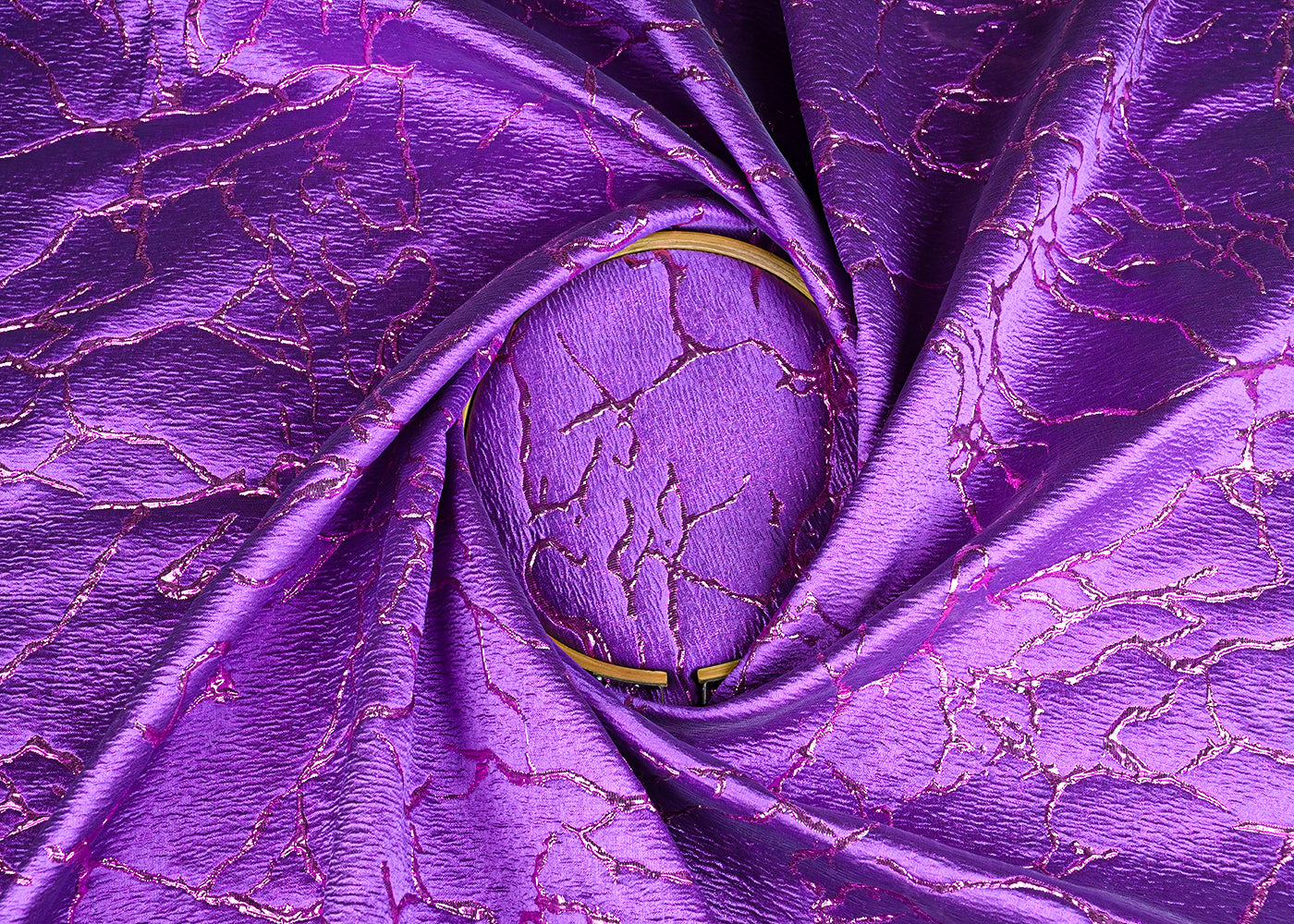 Purple Imported Jacquard Fabric With All Over Embosed Work 24135