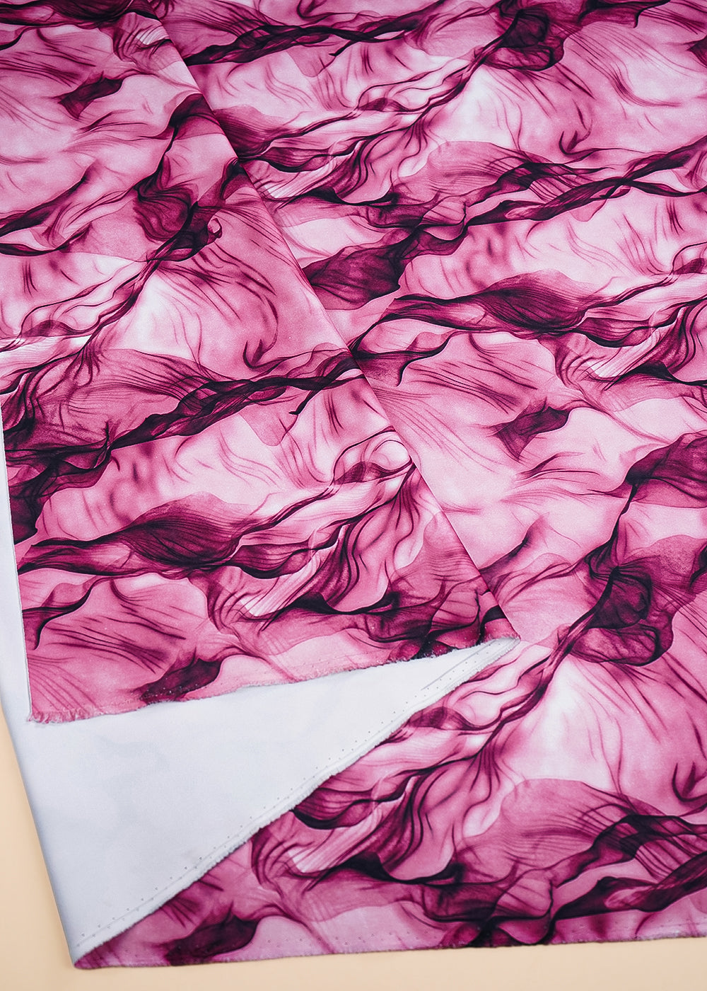 Gajri Scuba Fabric With All Over Abstarct Print 26434