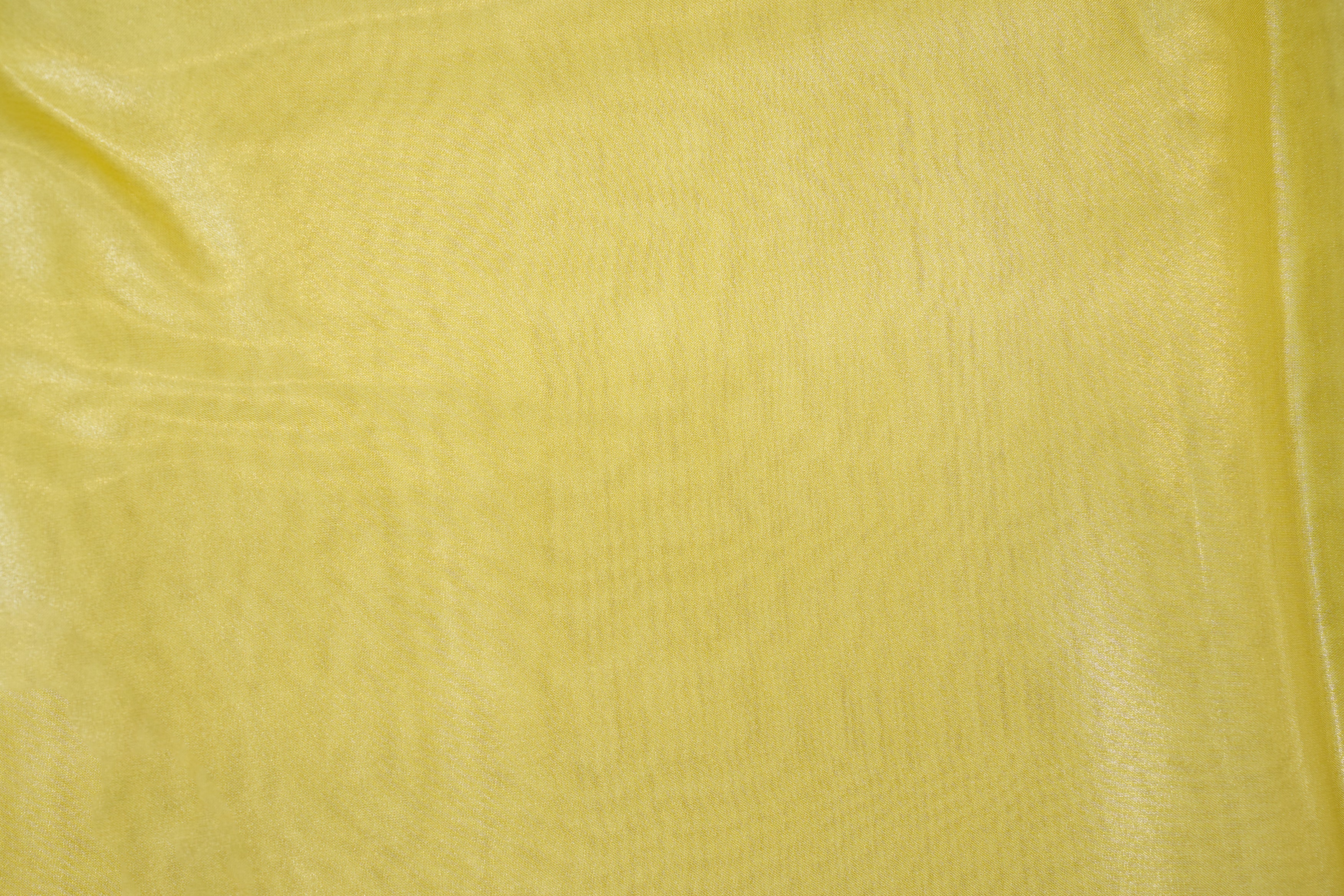 Lemon coloured glass oraganza fabric