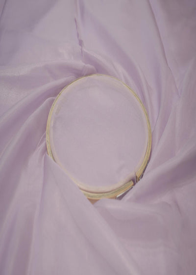 Lavender Coloured Glass Organza Fabric 7447(19)