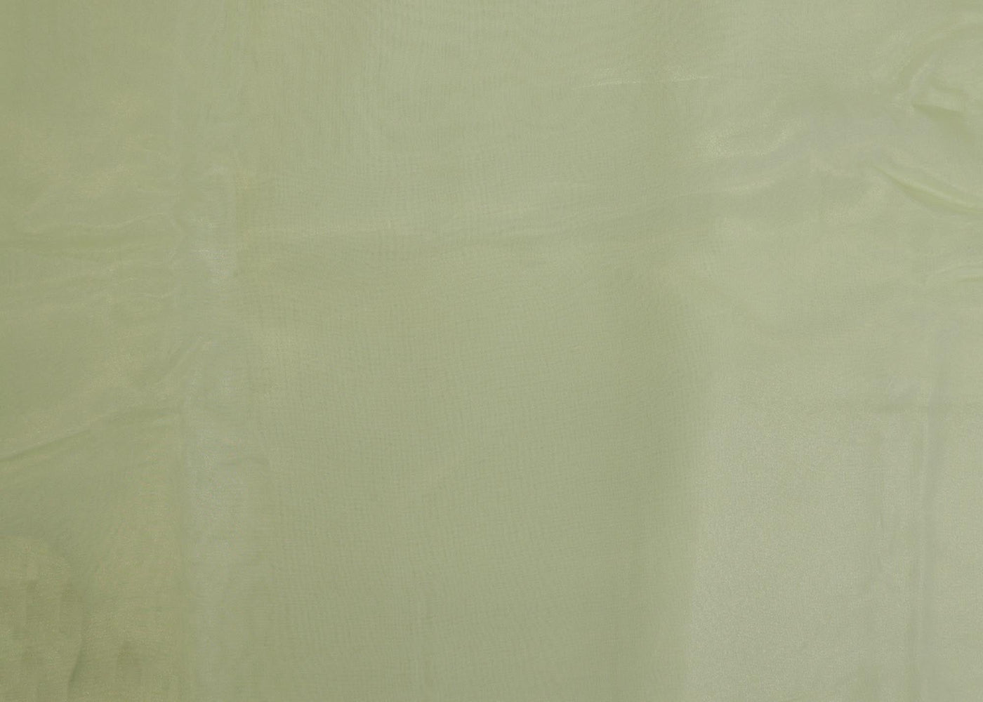 Light mint green coloured glass oraganza fabric