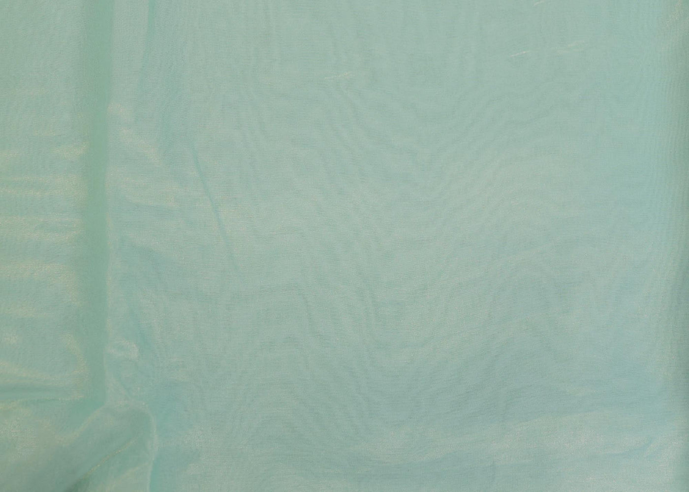 Light firozi coloured glass oraganza fabric
