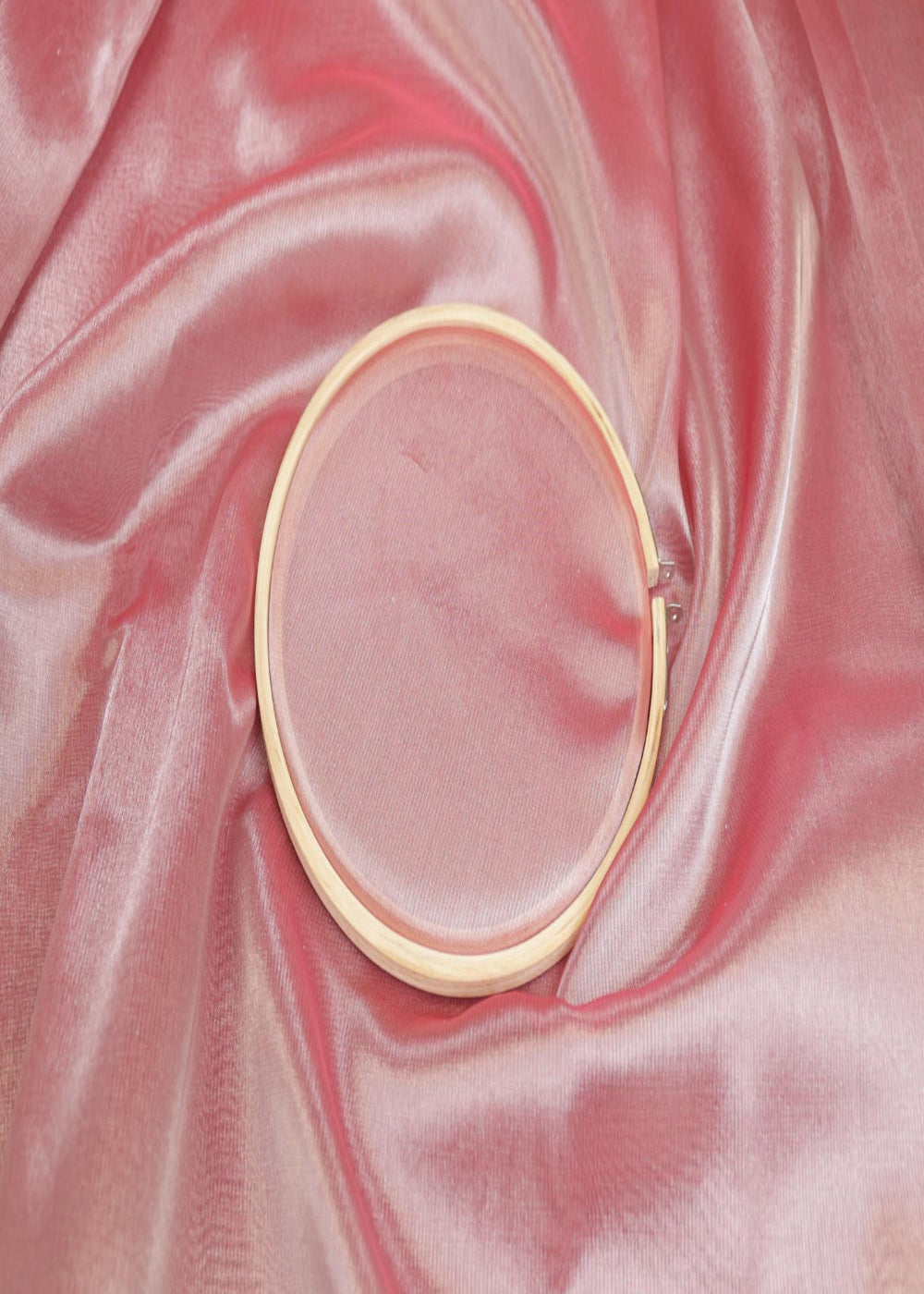 Gajri-Coloured-Tissue-Fabric-With-Silver-Shimmer-|-8527(5)
