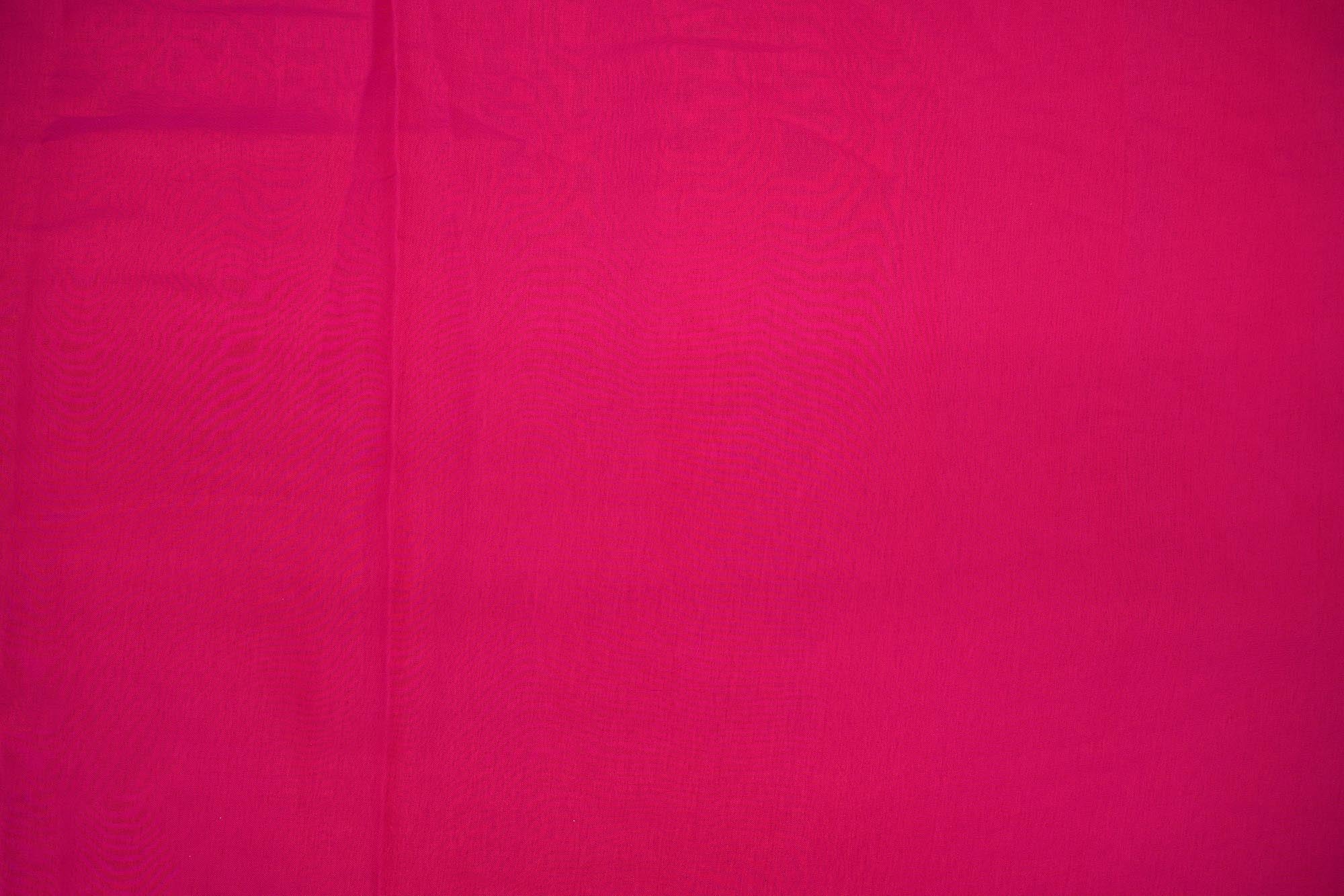 Magenta coloured barfi silk fabric