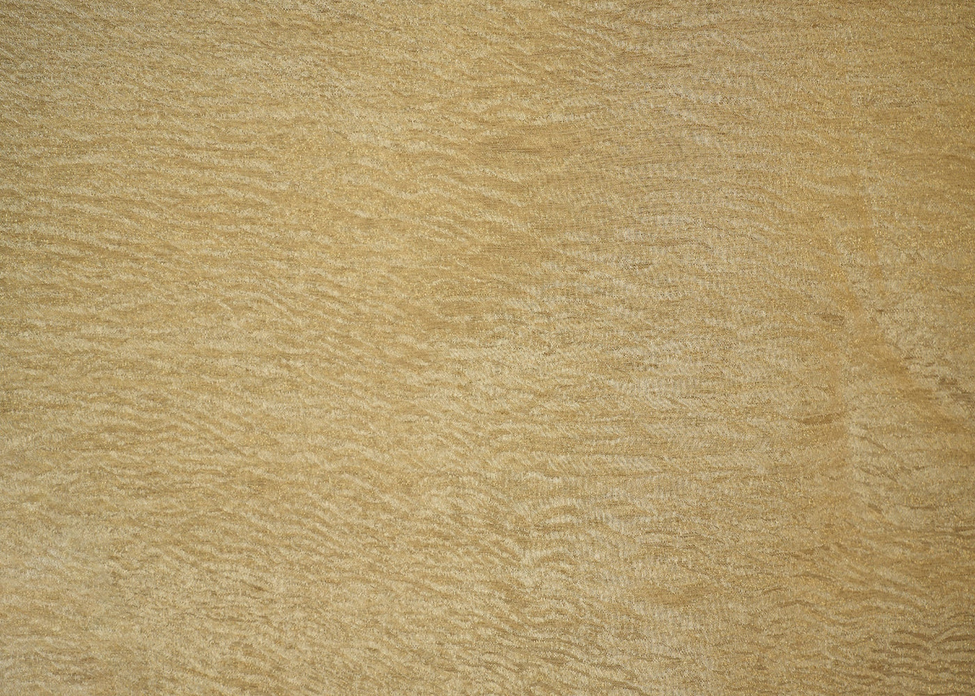 Champagne crushed tissue with silver shimmer