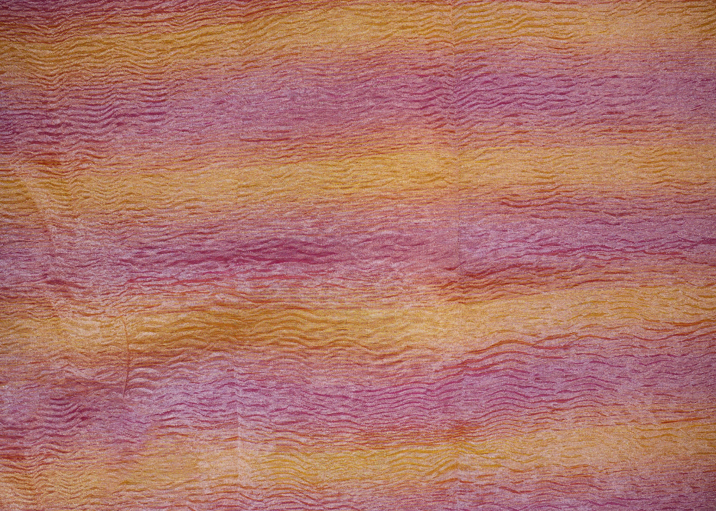 Pink & yellow crushed tissue with shimmer