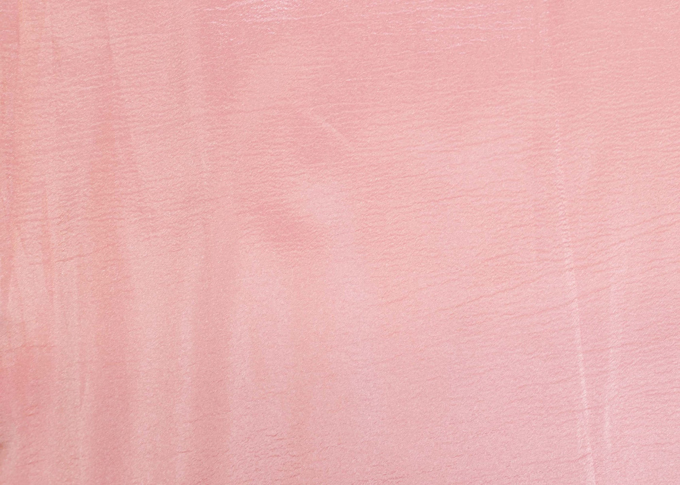 Baby pink coloured crushed tissue organza fabric