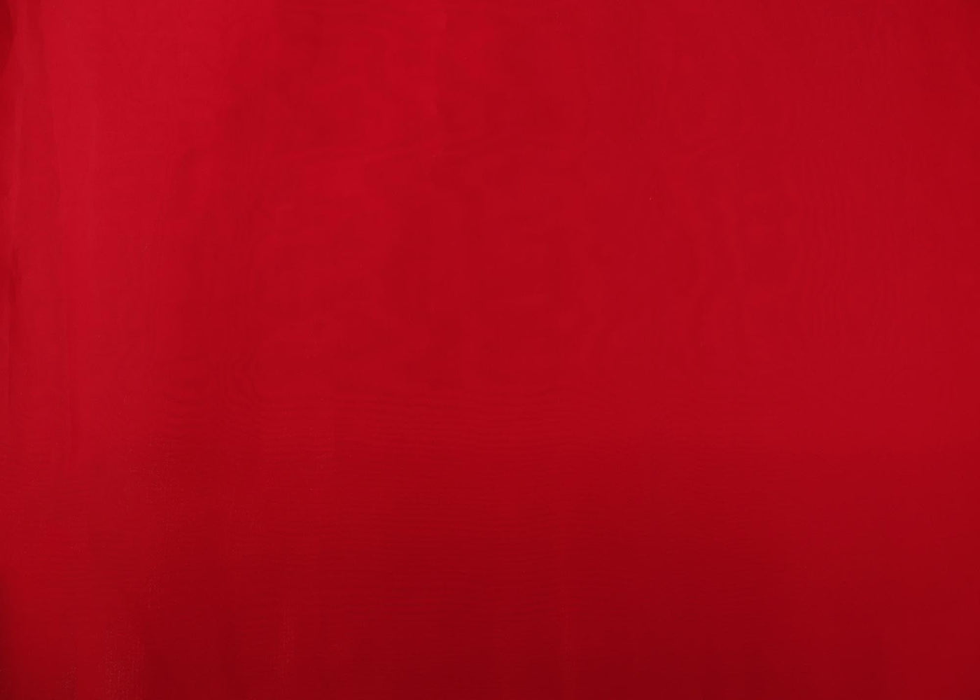 Red cherry coloured Organza Satin plain fabric