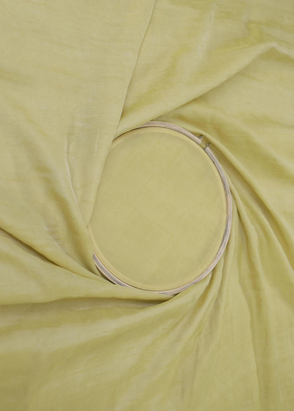 Lemon-coloured-silk-crushed-texture-fabric-| -9271(9)